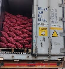 Export container loading area